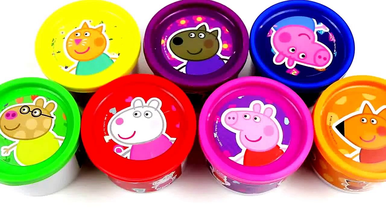 Play Doh Peppa Pig Surprise Eggs Minions Frozen Disney toys