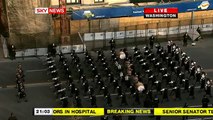 President Obama walks down Pennsylvania avenue during inaugural parade PART1 (16:9 HQ)