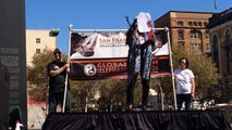 Frank Pope at the San Francisco March for Elephants and Rhinos