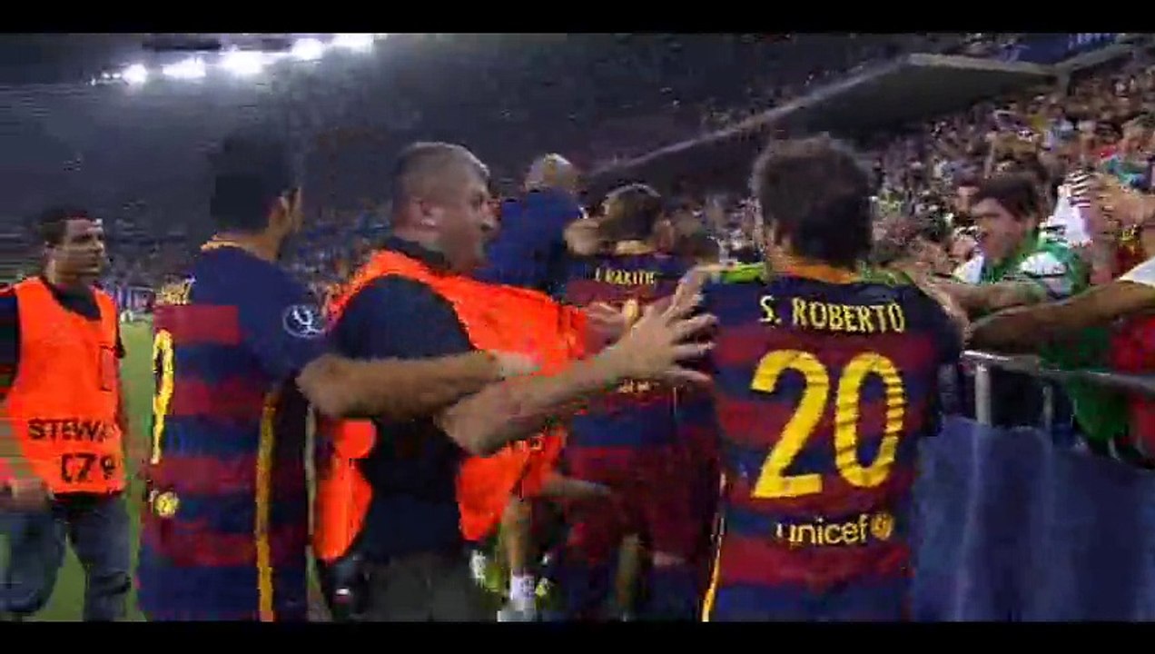 Goal Pedro - Barcelona 5-4 Sevilla - 11-08-2015 UEFA Super Cup