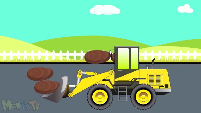 Bulldozer - Monster Trucks For Children - Mega Kids Tv.mp4