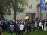 Angela Merkel - Ankunft zur Ost-Ministerpräsidentenkonferenz in Köthen (Anhalt)