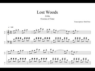 Zelda - Lost Woods / Saria's Song (for Piano)