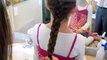 Feather Waterfall & Ladder Braid Combo | Cute 2-in-1 Hairstyles