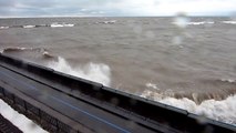Duluth Seagulls Gliding in 50 MPH Lake Superior Winds