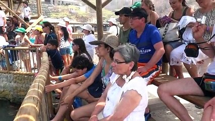 en santa marta con mi mama