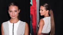 Alicia Vikander Stuns at Premiere