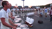 Cadets Drumline In The Lot - DCI Foxboro 2015