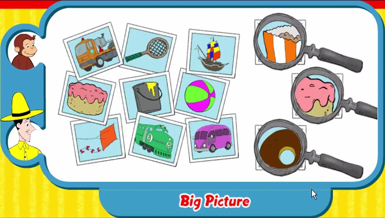 Curious George Big Picture Cartoon Animation PBS Kids Game Play Walkthrough [Full Episode]