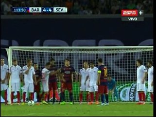 Barcelona: Pedro y el gol del título de la Supercopa de Europa