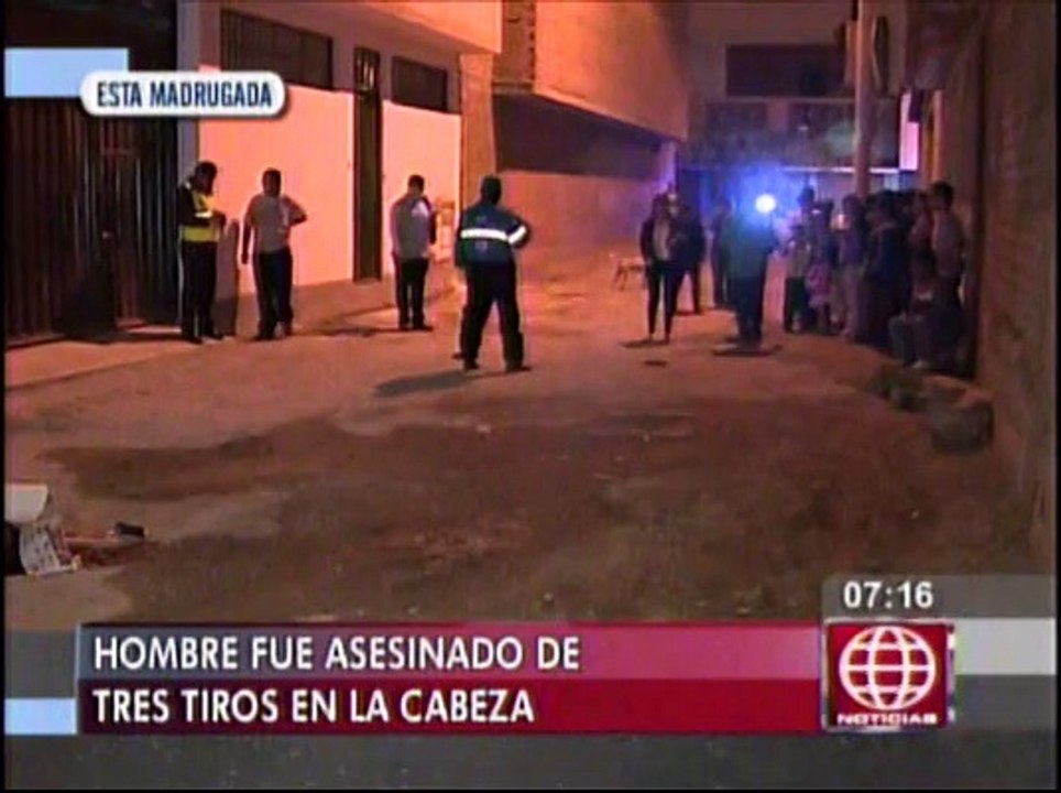 San Martín de Porres: Delincuentes asesinaron a sujeto de tres disparos en la cabeza