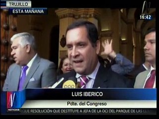 Reforma electoral: "Espero que próxima semana empiece su debate", dice Iberico