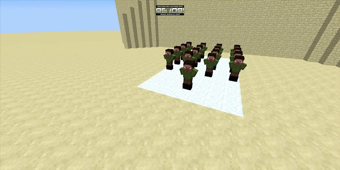 Minecraft Armor Stand Animation!
