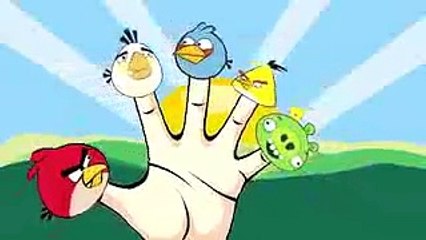 Finger Family ANGRY BIRDS Nursery Rhyme    Cartoon Songs For Children feat  Kinder Surprise Eggs