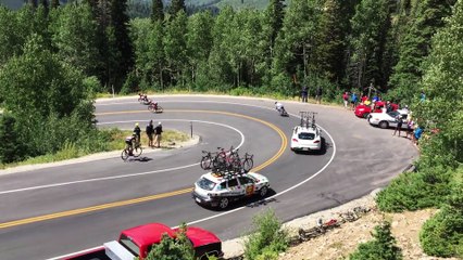 Un cycliste percute une voiture pendant le Tour de l'Utah