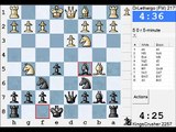 Two knights Chess Opening (C57) : LIVE Blitz #897 vs DrLethargo (FM) (2171) - Scalp Alert!