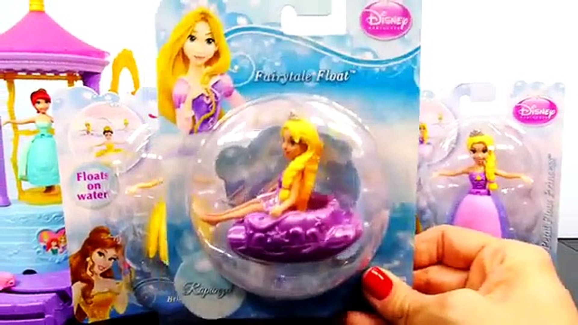 NEW Disney Princess Water Palace Playset Ariel Cinderella Belle Rapunzel Petal Float PLAY DOH Fun
