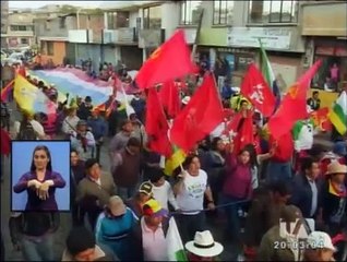 Marcha indígena nacional llega al sur de Quito