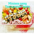 Bellchan Cooking Bento:  Minions gang Tamagoyaki Bento Tutorial