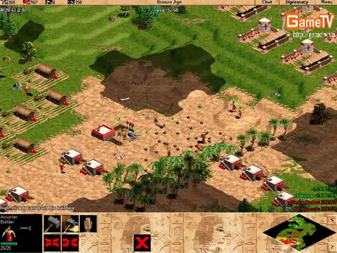 [GameTV.vn] AOE Viet - Trung | Assyrian: Dinosaur vs NhanTu (040712) Tran 6