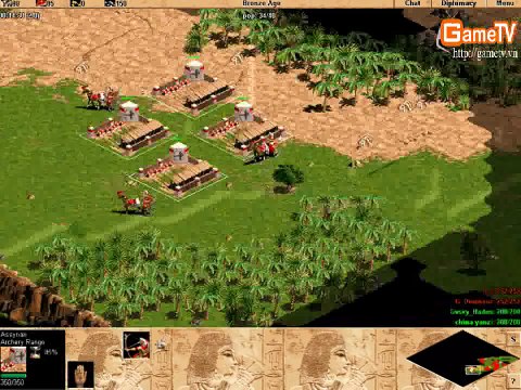 [GameTV.vn] AOE Viet - Trung | Assyrian: Dinosaur vs NhanTu (040712) Tran 3
