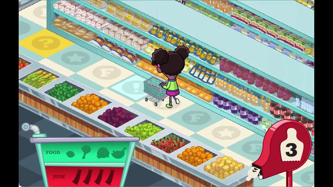 Fizzy's Lunch Lab Supermarket Mania Cartoon Animation PBS Kids Game Play Walkthrough
