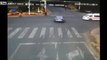 LiveLeak - Ambulance Causes Freak Accident, Nearly Kills Two Pedestrians-copypasteads.com