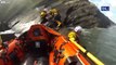 LiveLeak - Dog rescued by lifeboat after falling down 291 foot cliffs and getting trapped on a rock-copypasteads.com