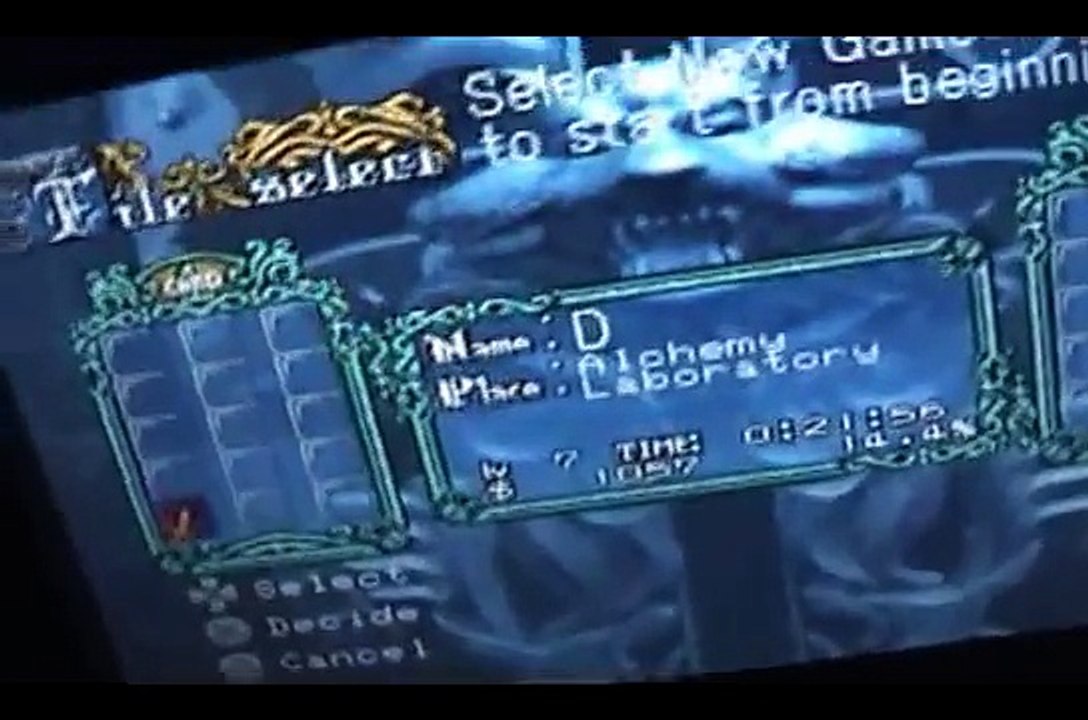 Castlevania : Symphony PSP/PSX