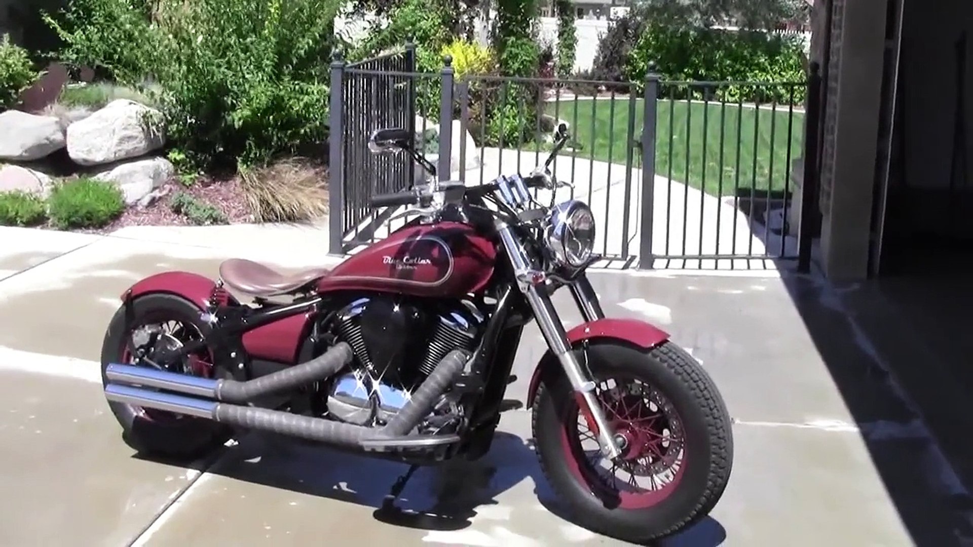 Kawasaki Vulcan 900 Bobber Kit Walkaround - video dailymotion