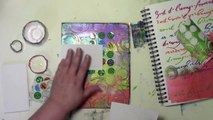 Playing with Stickers on the Gelli Plate