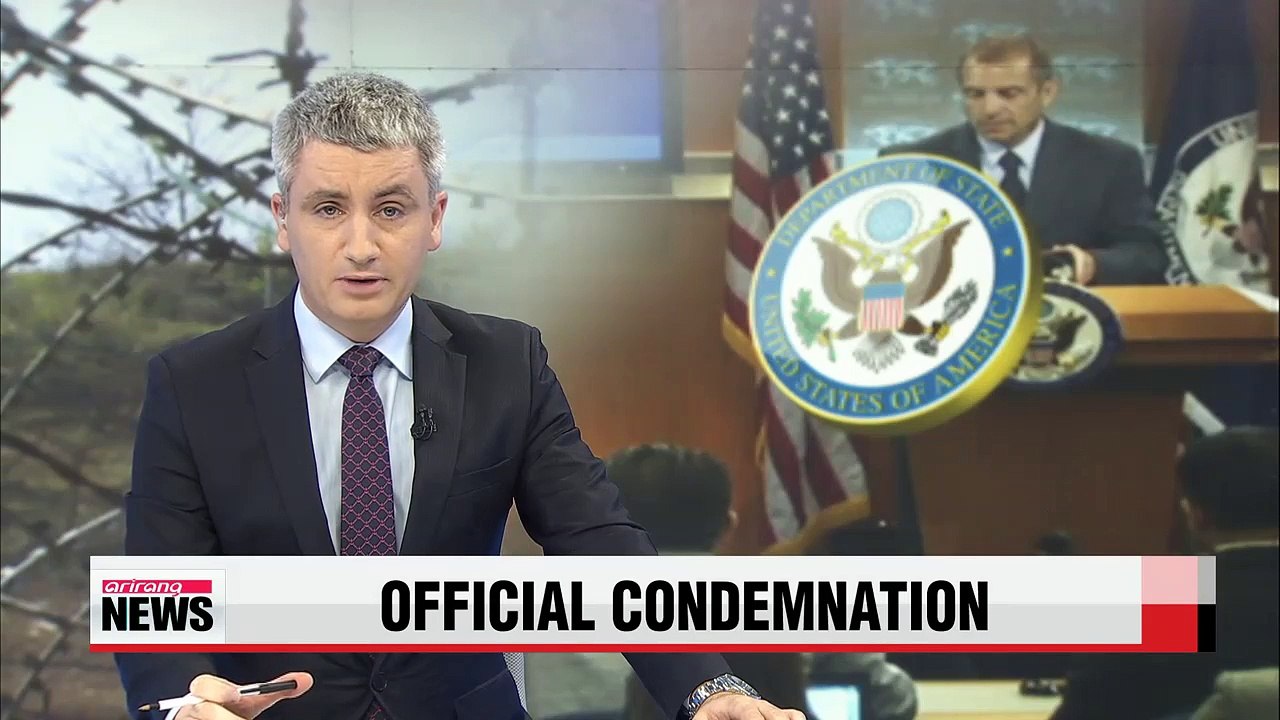 U.S. condemns N. Korea for planting land mines