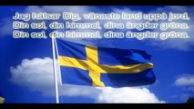 Sveriges Nationalsång (Med Text)