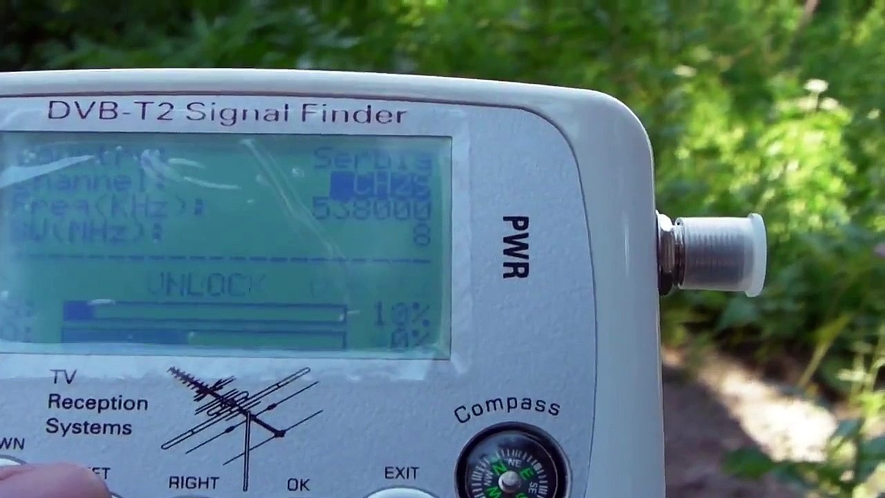TV DX - Romanian & Serbian signals on DVB-T2 Signal Finder, Vitoša mt. near Sofia