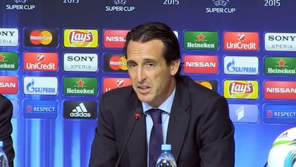 Supercoupe de l'UEFA - Emery : "Fier de la performance de l'équipe"