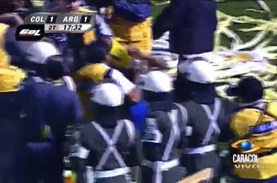 Colombia vs Argentina - Eliminatorias al Mundial 2010 - Gol de Rubén Darío Bustos