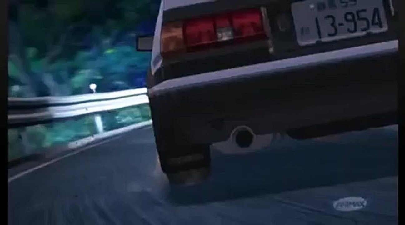 Initial D - AE86 Takumi Blow Engine Final Stage vs Shinji