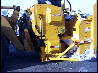 Casper's Truck Equipment: Appleton Larue Snow Blower Demo