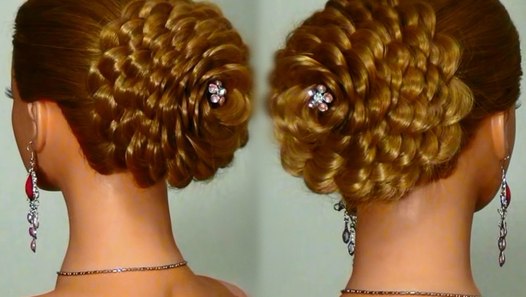 Elegant Hair Rose Tutorial - video dailymotion