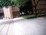 Segway tourists practicing in front of Wortham, downtown Houston