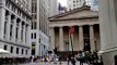 New York Stock Exchange in Manhattan, NYC. Wall Street (Broad Street).
