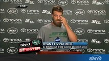 New Jets starting QB Ryan Fitzpatrick meets the media
