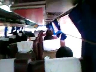 Daewoo Bus - Kallar Kahar - M2 Moterway - Pakistan 19 april 2012