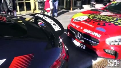 Team German World Champs 3x AMG GT S - Gumball 3000 2015
