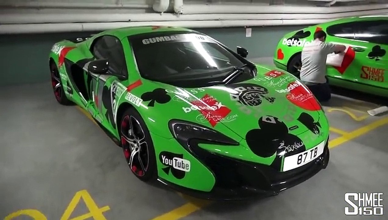 Gumball 3000 2015 Garage Preview - Cars in Stockholm