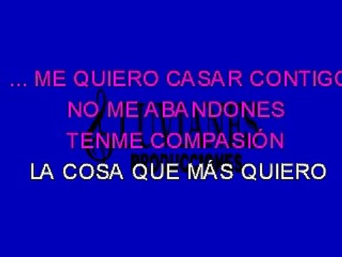 KARAOKE - ME QUIERO CASAR CONTIGO-ROBERTO CARLOS
