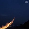 Un feu d'artifice en forme d'échelle