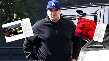 Rob Kardashian sube fotos raras y encriptadas en Instagram