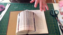 Book folding birdcage quick tutorial
