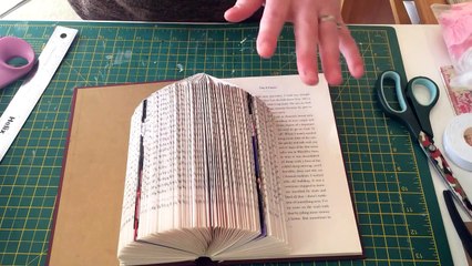 Book folding birdcage quick tutorial